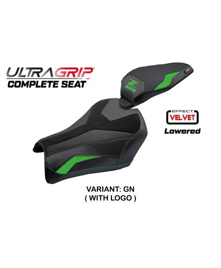 Asiento completo compatible - Kawasaki Z 900 2025-2026 - mod Kimiko Ultragrip Velvet - Rebajado
