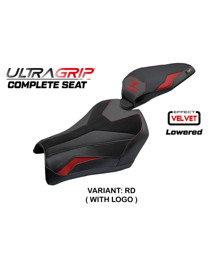 Komplette Sitzbank kompatibel - Kawasaki Z 900 2025-2026 - mod Kimiko Ultragrip Velvet - Gesenkt