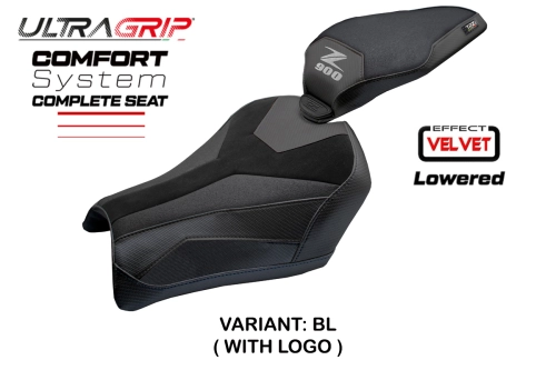 Komplette Sitzbank kompatibel - Kawasaki Z 900 2025-2026 - mod Kimiko Ultragrip Velvet Comfort System - Gesenkt 2
