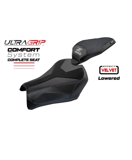 Sella completa compatibile - Kawasaki Z 900 2025-2026 - mod Kimiko Ultragrip Velvet Comfort System - Ribassata