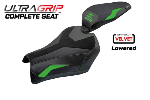 Komplette Sitzbank kompatibel - Kawasaki Z 900 2025-2026 - mod Kimiko Ultragrip Velvet - Gesenkt