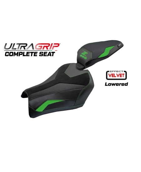 Komplette Sitzbank kompatibel - Kawasaki Z 900 2025-2026 - mod Kimiko Ultragrip Velvet - Gesenkt