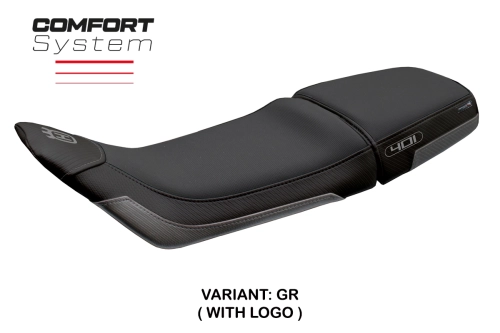 Funda de asiento compatible - Husqvarna Svartpilen 401 2020-2023 - mod Erlau Comfort System 2