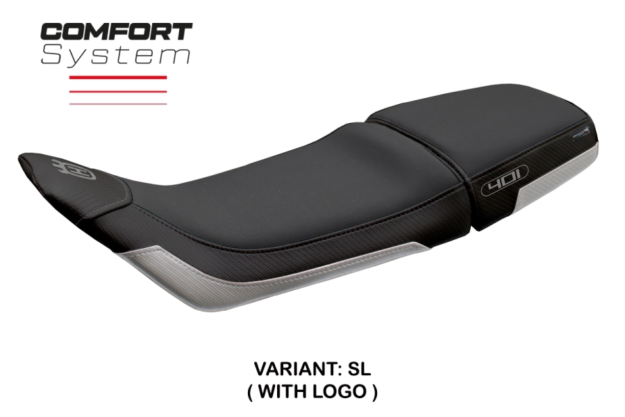 Funda de asiento compatible - Husqvarna Svartpilen 401 2020-2023 - mod Erlau Comfort System