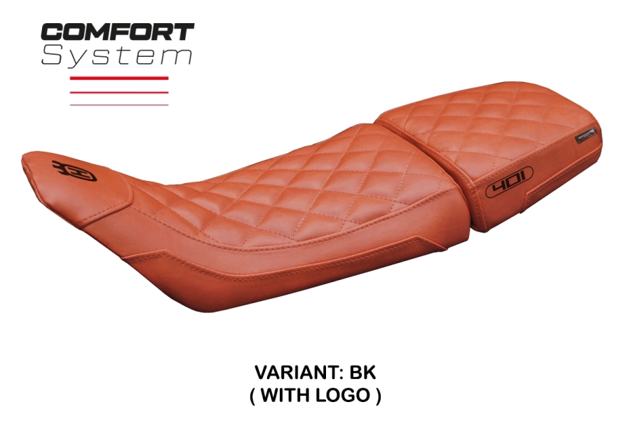 Rivestimento sella compatibile - Husqvarna Svartpilen 401 2020-2023 - mod Erlau Vintage Comfort System