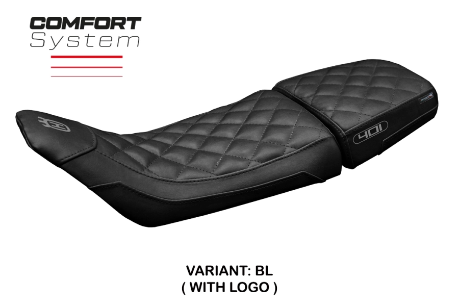 Housse de selle compatible - Husqvarna Svartpilen 401 2020-2023 - mod Erlau Vintage Comfort System