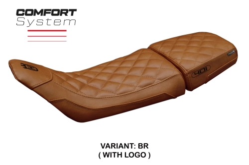 Sitzbezug kompatibel - Husqvarna Svartpilen 401 2020-2023 - mod Erlau Vintage Comfort System 2