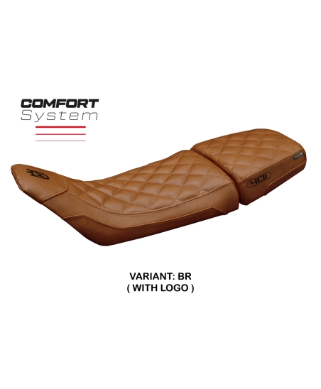 Housse de selle compatible - Husqvarna Svartpilen 401 2020-2023 - mod Erlau Vintage Comfort System
