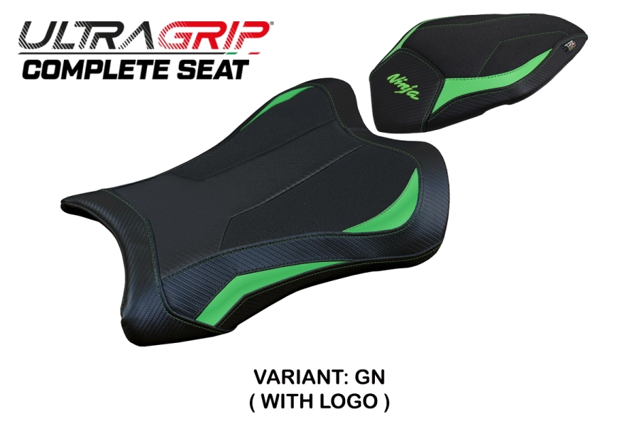 Complete seat compatible - Kawasaki Ninja ZX 10 R 2021-2026 - mod Gohan Ultragrip