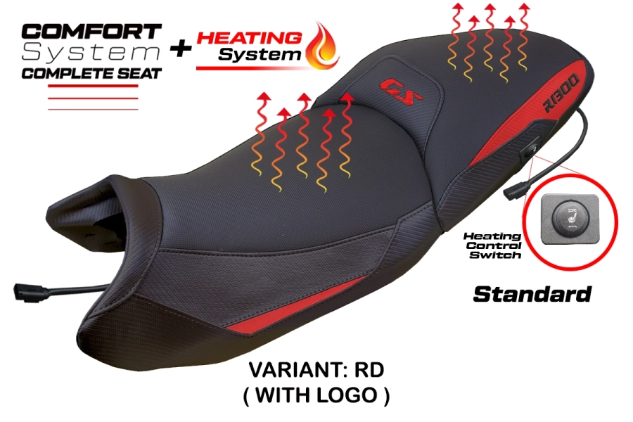 Komplette Sitzbank kompatibel - BMW R 1300 GS 2023-2026 - mod Dorfen Heating Comfort System - Standard