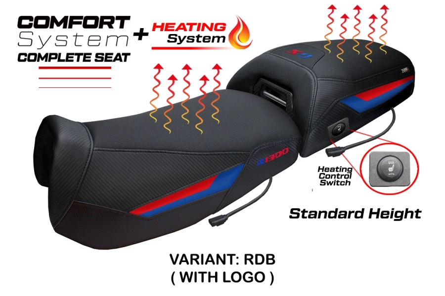 Sella completa compatibile - BMW R 1300 GS Adventure 2024-2026 - mod Aalen Heating Comfort System