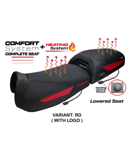 Komplette Sitzbank kompatibel - BMW R 1300 GS Adventure 2024-2026 - mod Aalen Heating Comfort System - Gesenkt