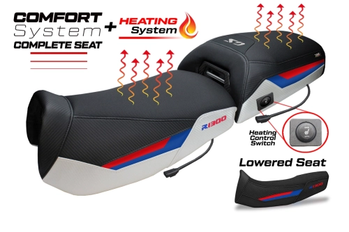 Komplette Sitzbank kompatibel - BMW R 1300 GS Adventure 2024-2026 - mod Aalen Heating Comfort System - Gesenkt