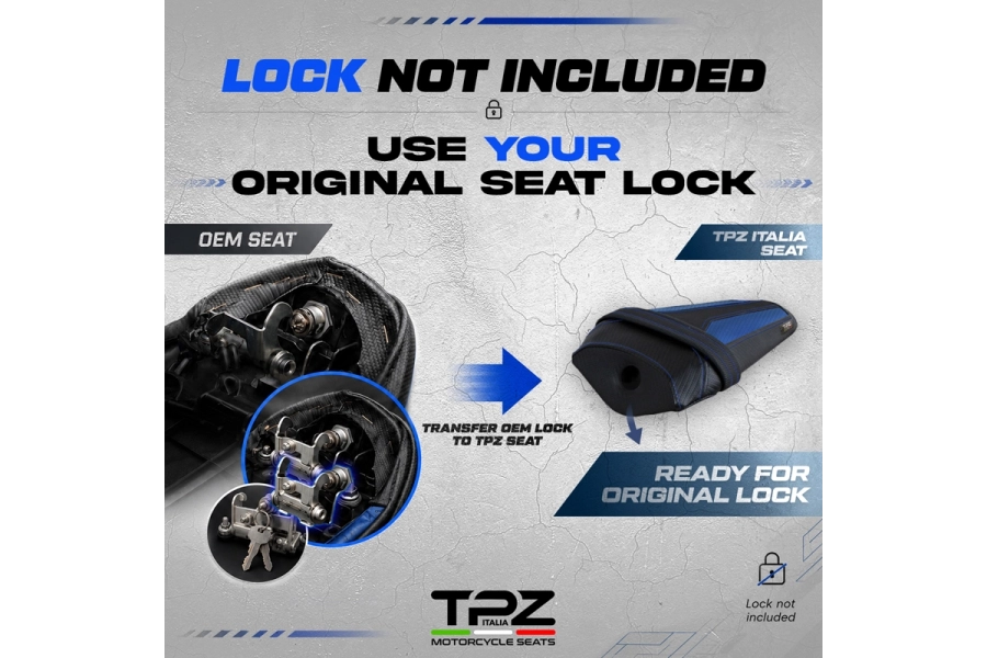 Complete seat compatible - Yamaha R7 2021-2026 - mod Yabai Comfort System