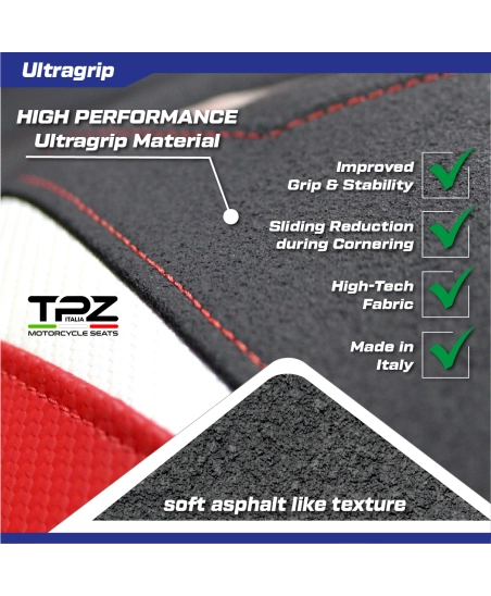Complete seat compatible - Yamaha R7 2021-2026 - mod Yabai Ultragrip Seat