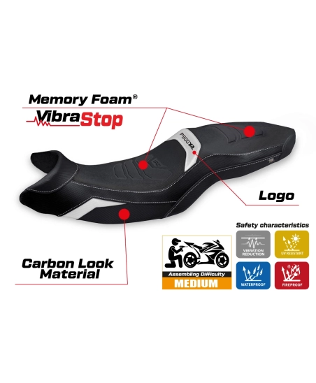 Seat cover compatible - BMW F 900 XR 2019-2026 - mod Tarfu Comfort System Plus