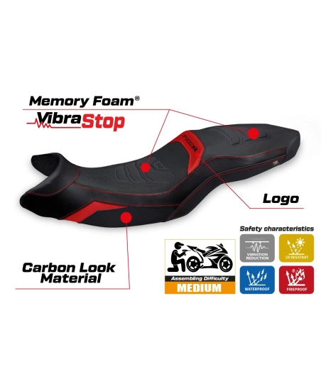 Sitzbezug kompatibel - BMW F 900 XR 2019-2026 - mod Tarfu Comfort System Plus