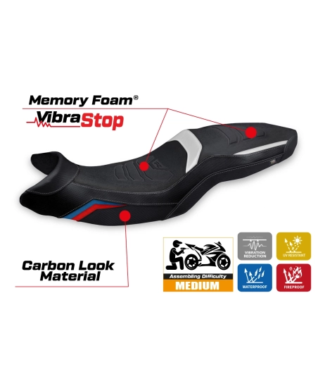 Rivestimento sella compatibile - BMW F 900 XR 2019-2026 - mod Tarfu Comfort System Plus