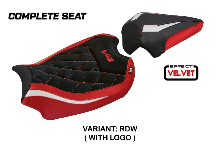 Komplette Sitzbank kompatibel - Ducati Panigale V4 2018-2024 - mod Gorizia Standard Seat