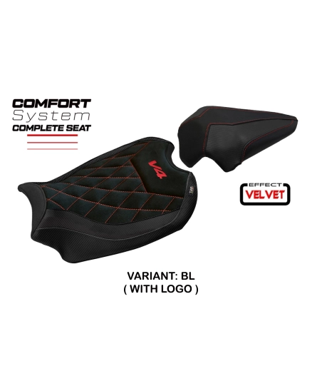 Komplette Sitzbank kompatibel - Ducati Panigale V4 2018-2024 - mod Gorizia Comfort System
