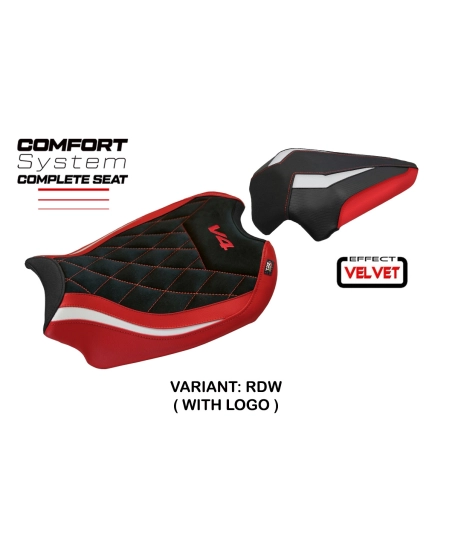 Asiento completo compatible - Ducati Panigale V4 2018-2024 - mod Gorizia Comfort System