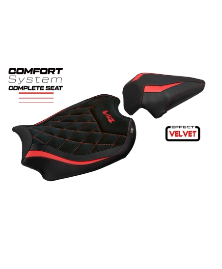 Sella completa compatibile - Ducati Panigale V4 2018-2024 - mod Gorizia Comfort System