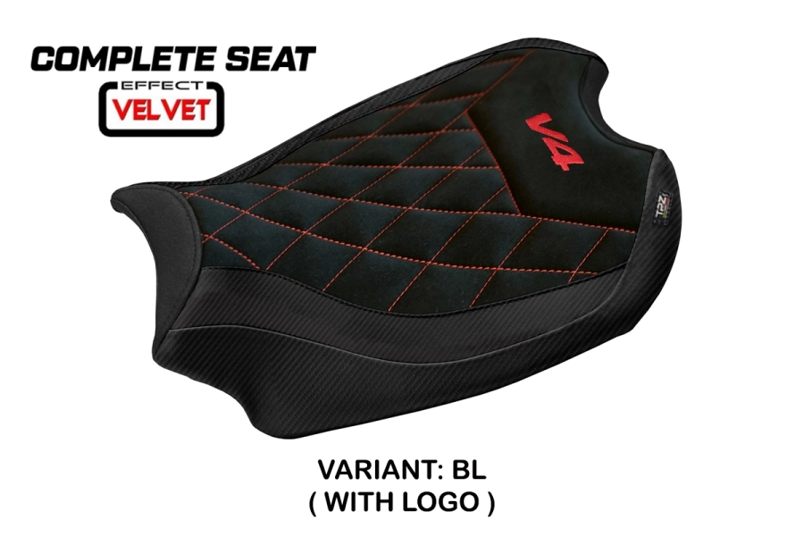 Selle complète compatible - Ducati Panigale V4 2018-2024 - mod Gorizia Standard Seat