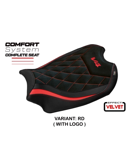 Asiento completo compatible - Ducati Panigale V4 2018-2024 - mod Gorizia Comfort System