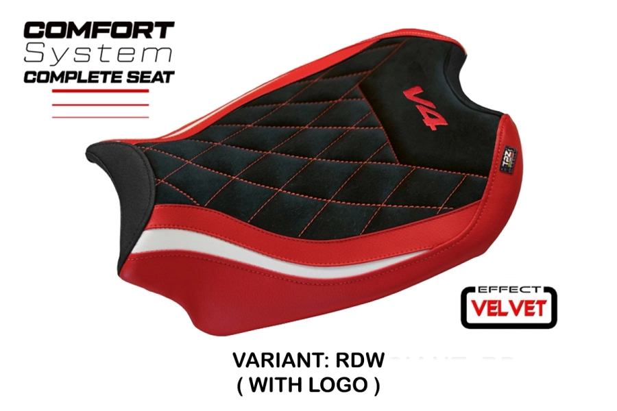 Sella completa compatibile - Ducati Panigale V4 2018-2024 - mod Gorizia  Comfort System