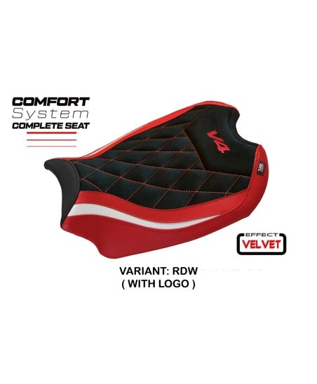 Asiento completo compatible - Ducati Panigale V4 2018-2024 - mod Gorizia Comfort System