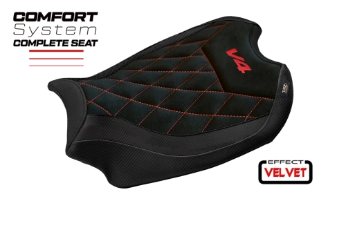 Complete seat compatible - Ducati Panigale V4 2018-2024 - mod Gorizia  Comfort System