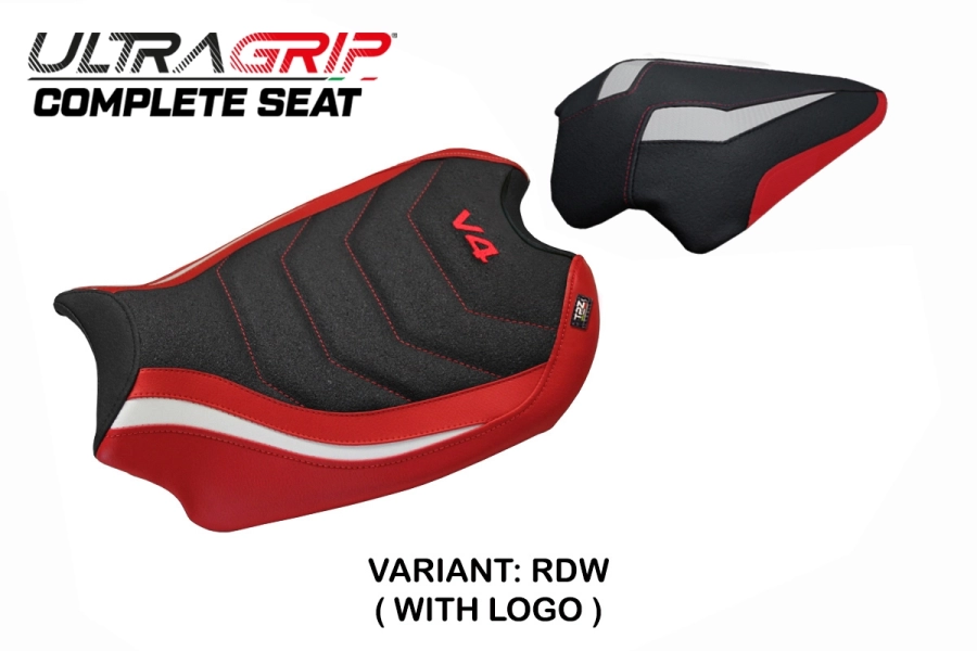 Complete seat compatible - Ducati Panigale V4 2018-2024 - mod Gorizia Ultragrip Seat