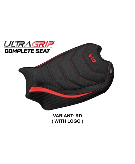 Complete seat compatible - Ducati Panigale V4 2018-2024 - mod Gorizia Ultragrip Seat