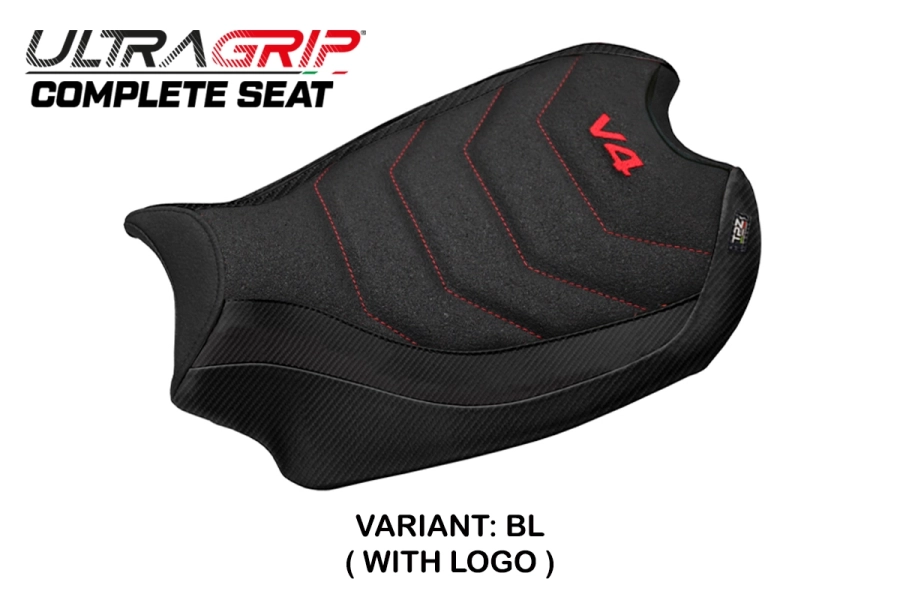 Asiento completo compatible - Ducati Panigale V4 2018-2024 - mod Gorizia Ultragrip Seat
