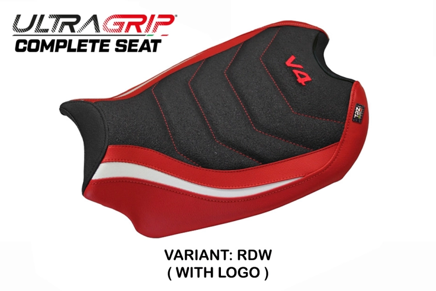 Complete seat compatible - Ducati Panigale V4 2018-2024 - mod Gorizia Ultragrip Seat