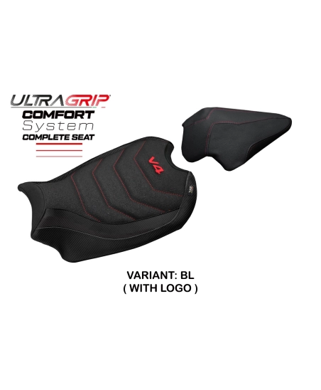 Complete seat compatible - Ducati Panigale V4 2018-2024 - mod Gorizia Ultragrip Comfort System