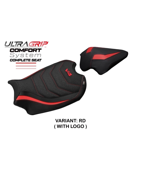 Sella completa compatibile - Ducati Panigale V4 2018-2024 - mod Gorizia Ultragrip Comfort System