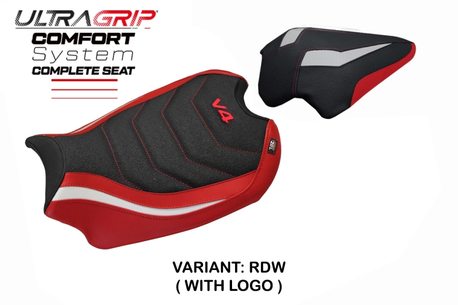 Complete seat compatible - Ducati Panigale V4 2018-2024 - mod Gorizia Ultragrip Comfort System