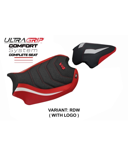 Complete seat compatible - Ducati Panigale V4 2018-2024 - mod Gorizia Ultragrip Comfort System