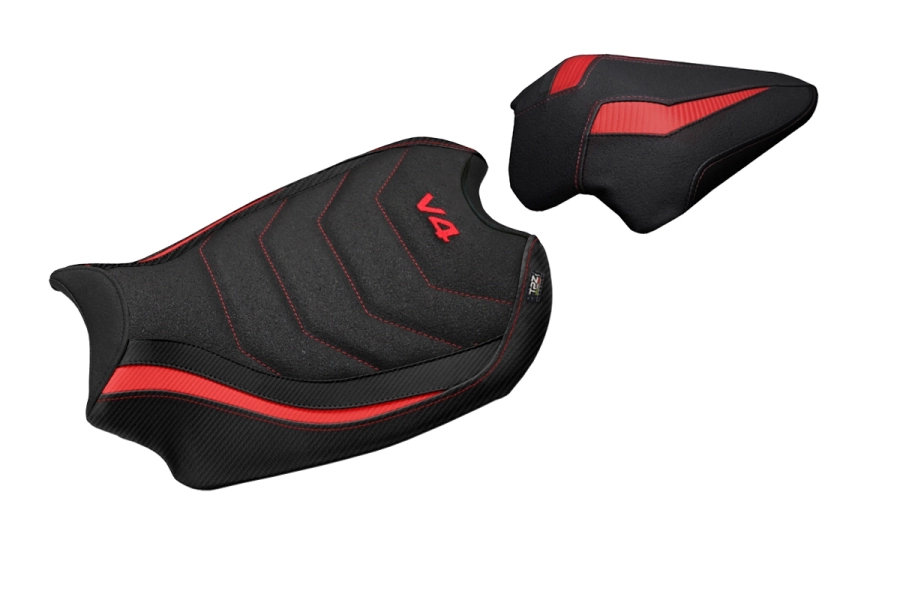 Sella completa compatibile - Ducati Panigale V4 2018-2024 - mod Gorizia Ultragrip Comfort System