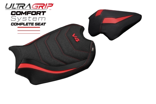 Asiento completo compatible - Ducati Panigale V4 2018-2024 - mod Gorizia Ultragrip Comfort System