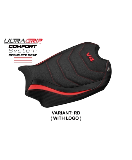 Asiento completo compatible - Ducati Panigale V4 2018-2024 - mod Gorizia Ultragrip Comfort System