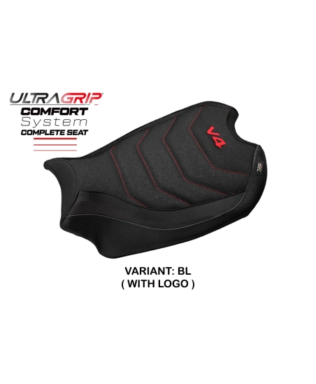 Complete seat compatible - Ducati Panigale V4 2018-2024 - mod Gorizia Ultragrip Comfort System