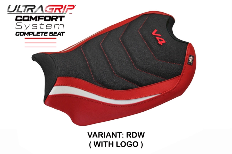 Complete seat compatible - Ducati Panigale V4 2018-2024 - mod Gorizia Ultragrip Comfort System