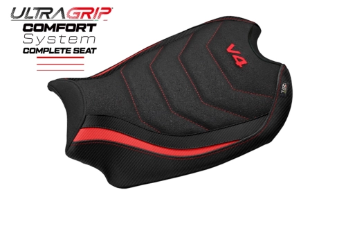 Komplette Sitzbank kompatibel - Ducati Panigale V4 2018-2024 - mod Gorizia Ultragrip Comfort System