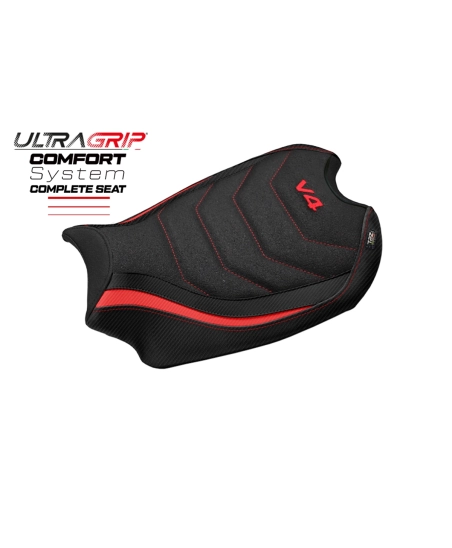 Sella completa compatibile - Ducati Panigale V4 2018-2024 - mod Gorizia Ultragrip Comfort System