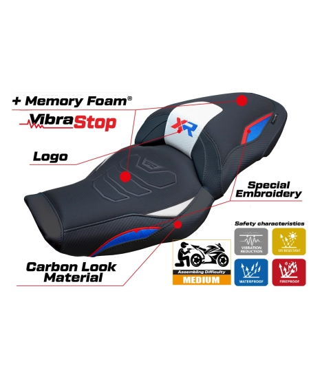 Sitzbezug kompatibel - BMW S 1000 XR 2024-2026 - mod Linz Comfort System Plus