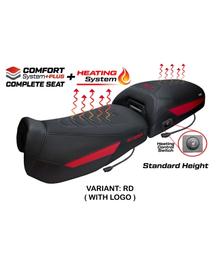 Complete seat compatible - BMW R 1300 GS Adventure 2024-2026 - mod Aalen Heating Comfort System Plus