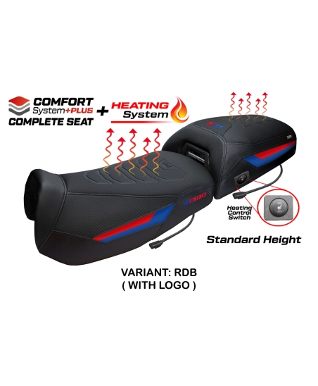 Selle complète compatible - BMW R 1300 GS Adventure 2024-2026 - mod Aalen Heating Comfort System Plus