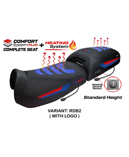 Komplette Sitzbank kompatibel - BMW R 1300 GS Adventure 2024-2026 - mod Aalen Heating Comfort System Plus